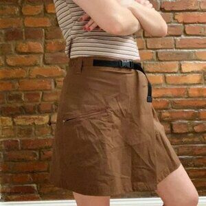 REI Brown Skort with Black Belt